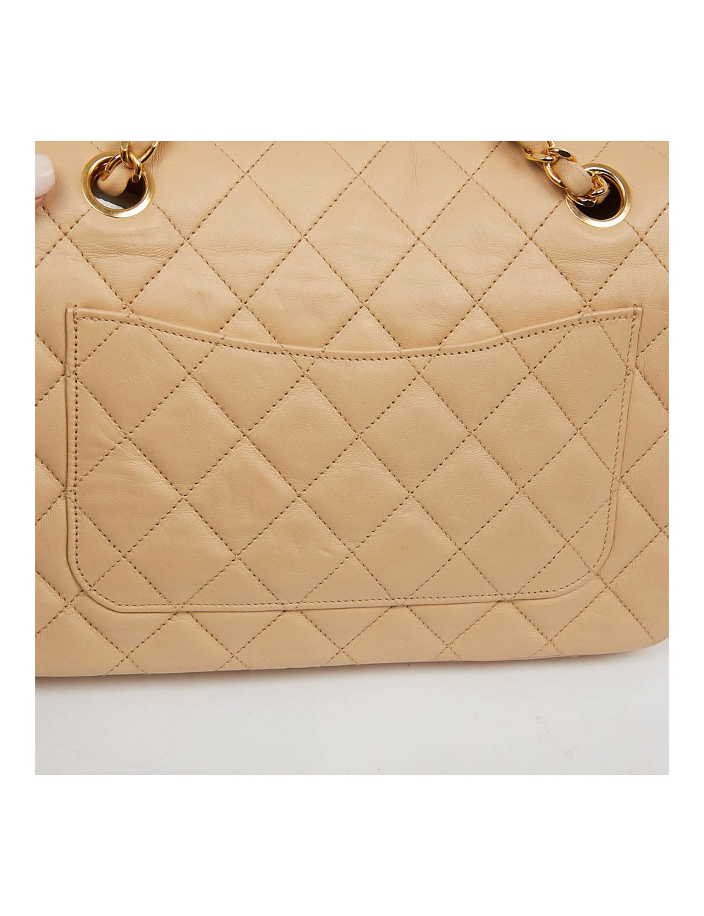 CHANEL Sac à main beige