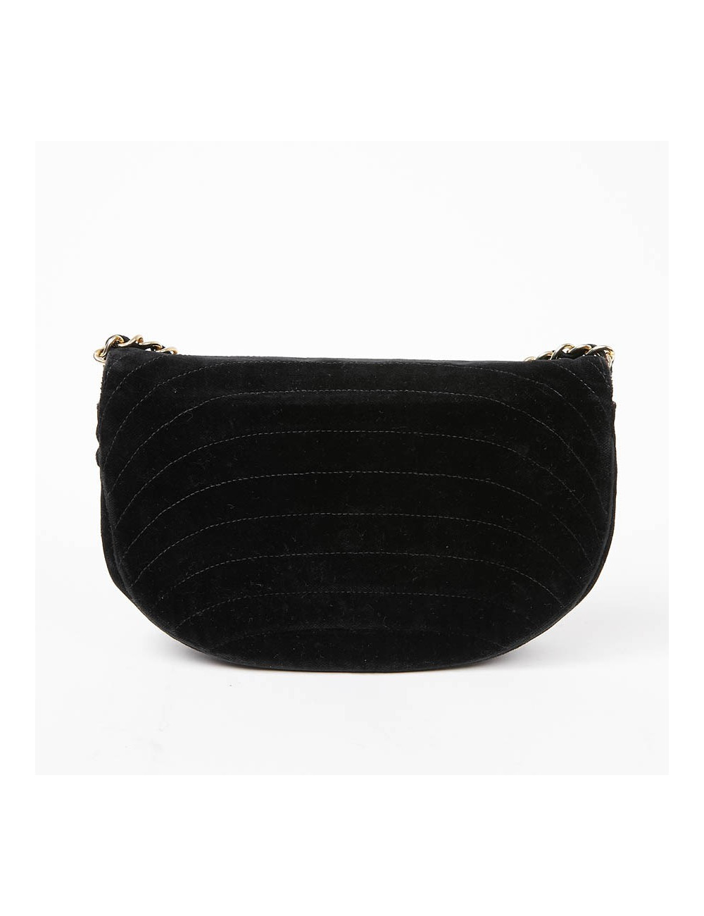 Sac du soir CHANEL velours noir