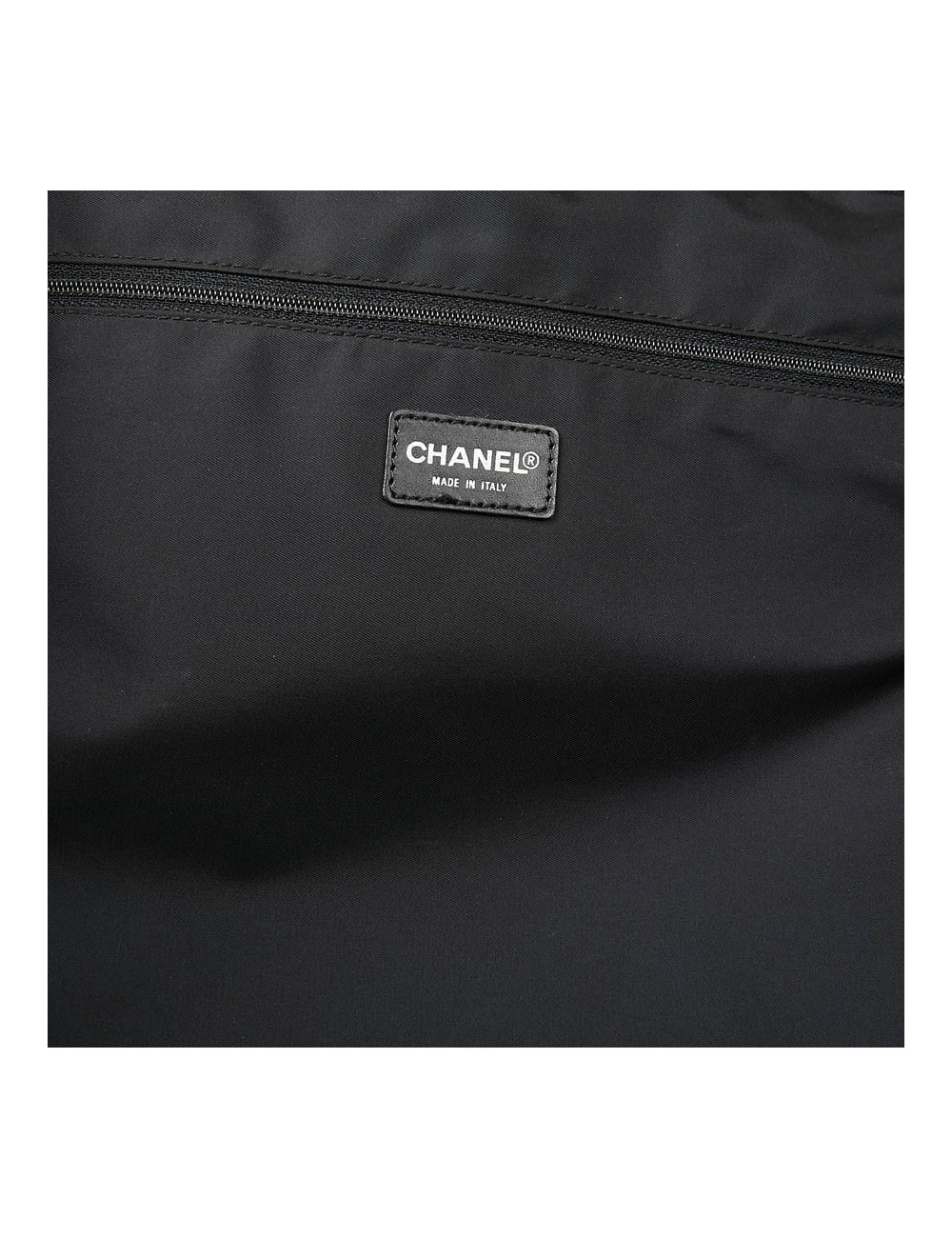 Vanity case CHANEL toile noire monogramme 