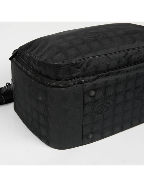 Vanity case CHANEL toile noire monogramme 