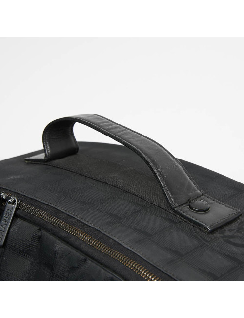 Vanity case CHANEL toile noire monogramme 