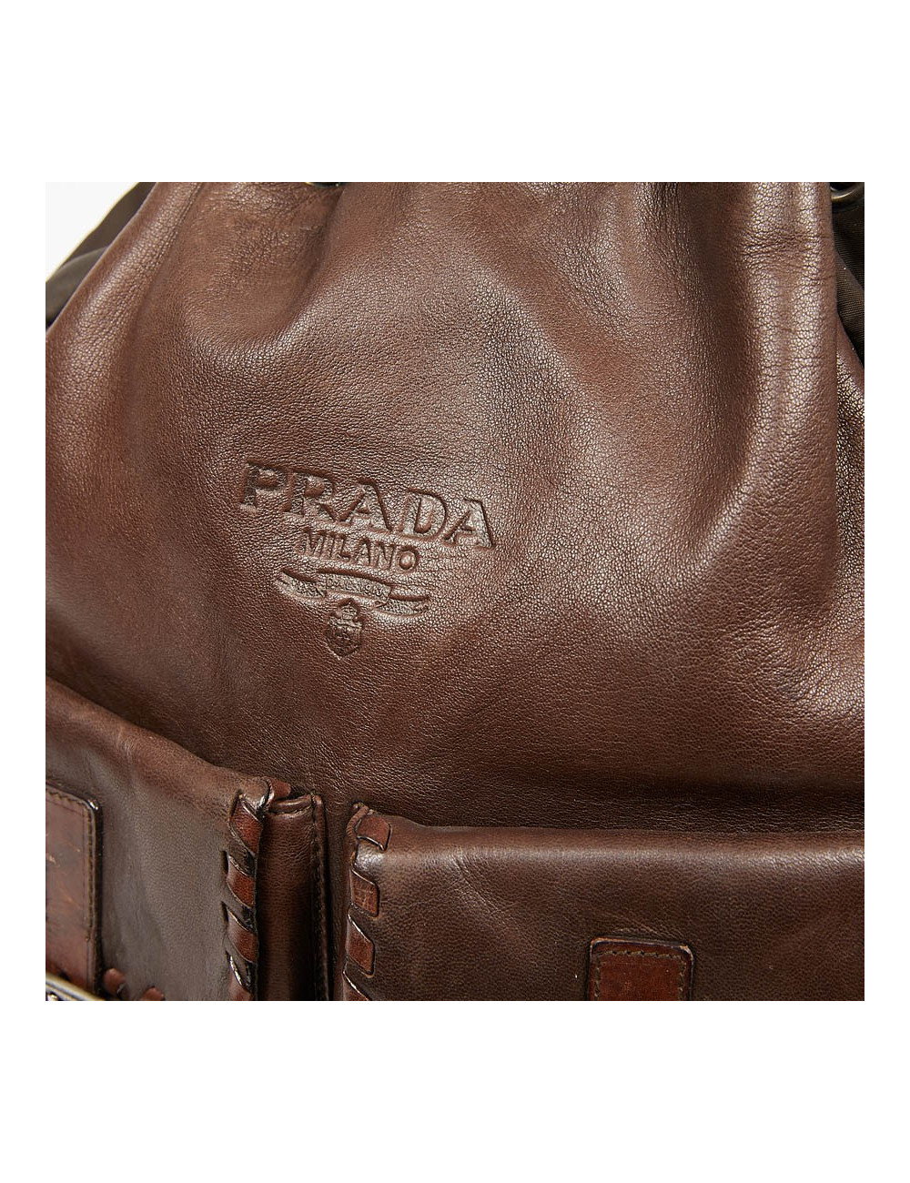 Sac à dos PRADA marron vintage