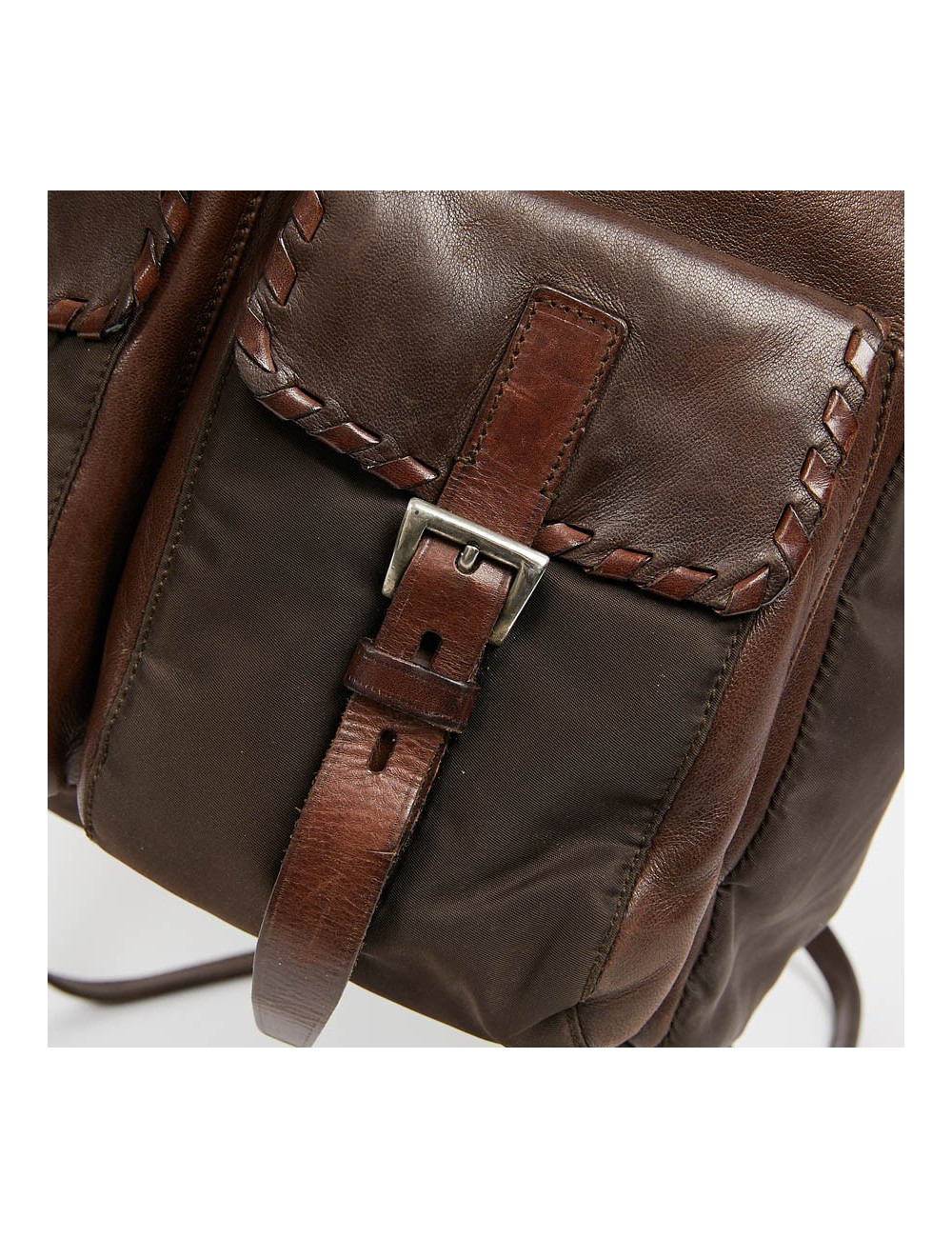 Sac à dos PRADA marron vintage