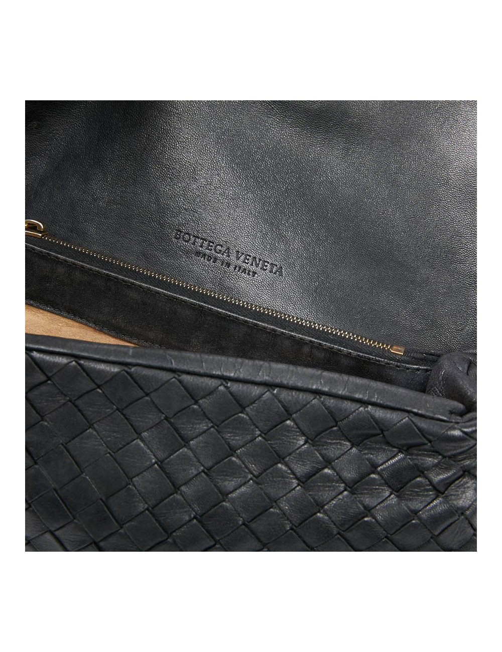 Pochette BOTTEGA VENETA cuir tressé