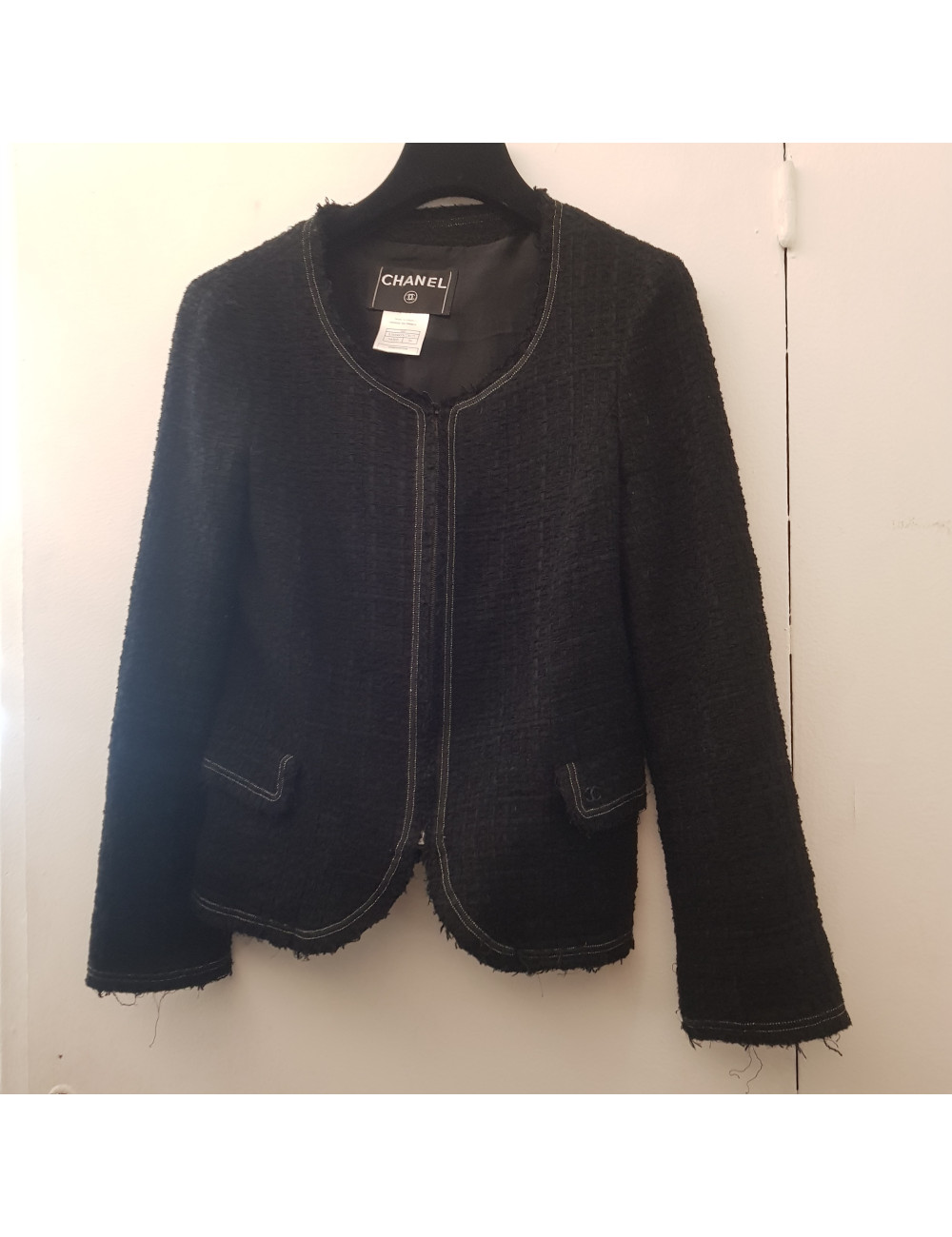 Veste noire T38 CHANEL