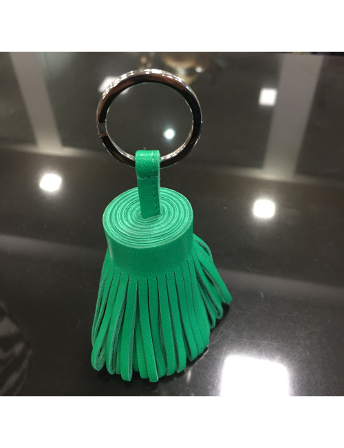 Porte-clefs HERMES vert 