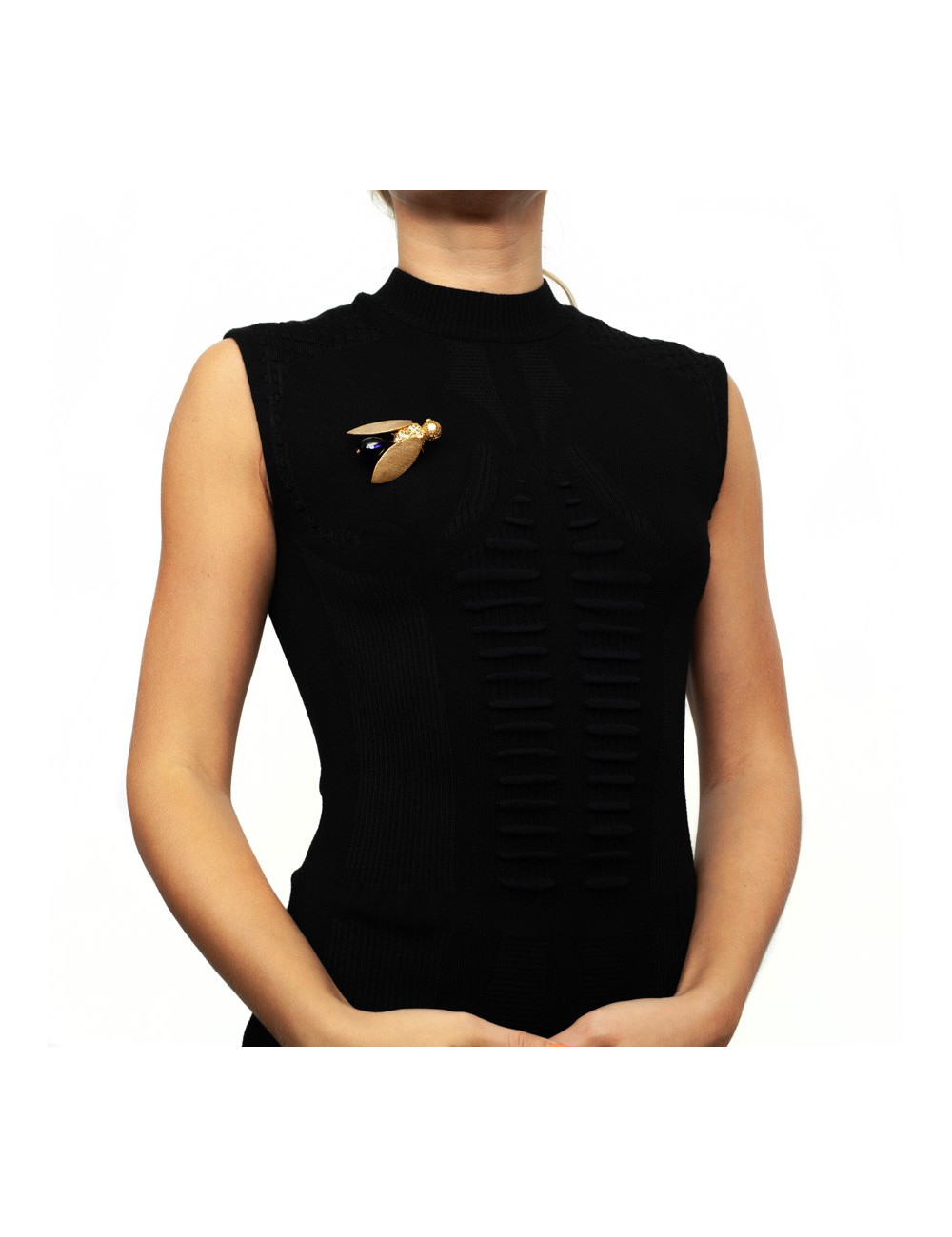 Broche Abeille bleue MARGUERITE DE VALOIS