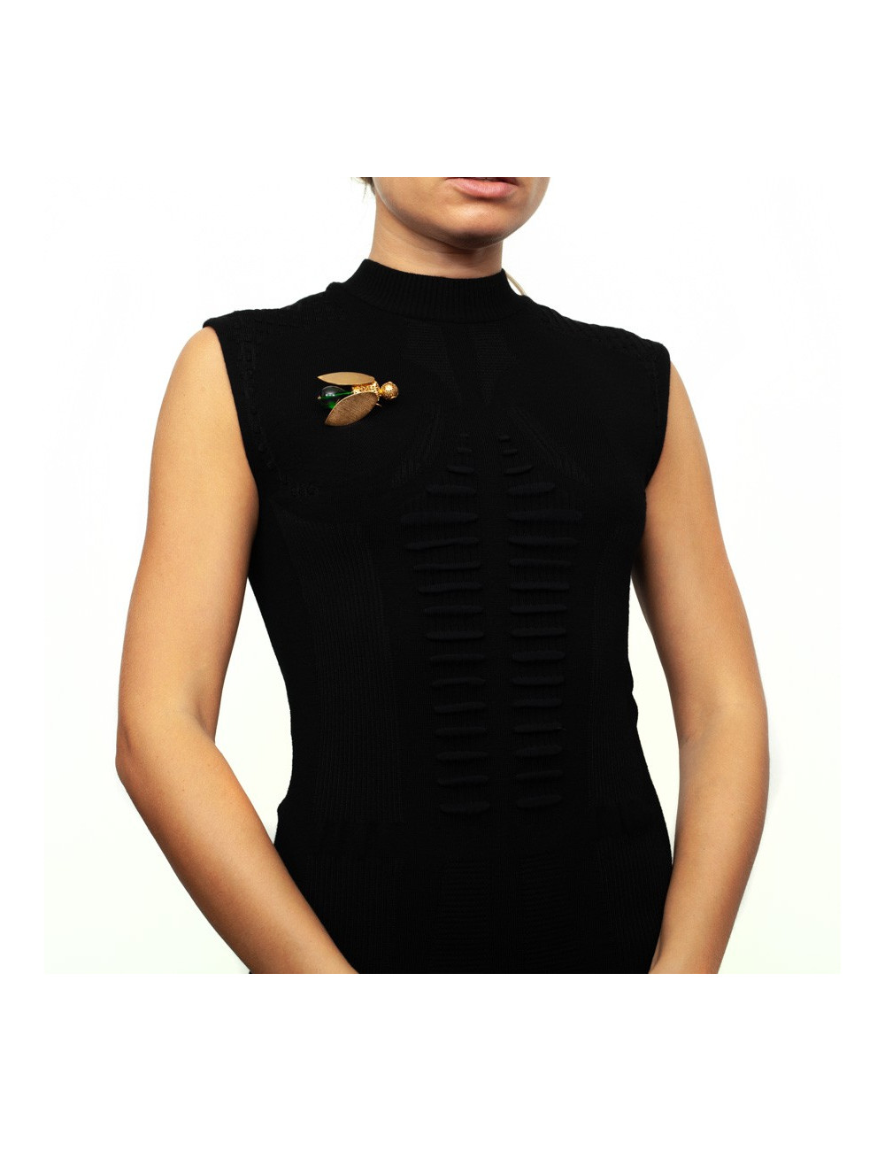 Broche Abeille verte MARGUERITE DE VALOIS