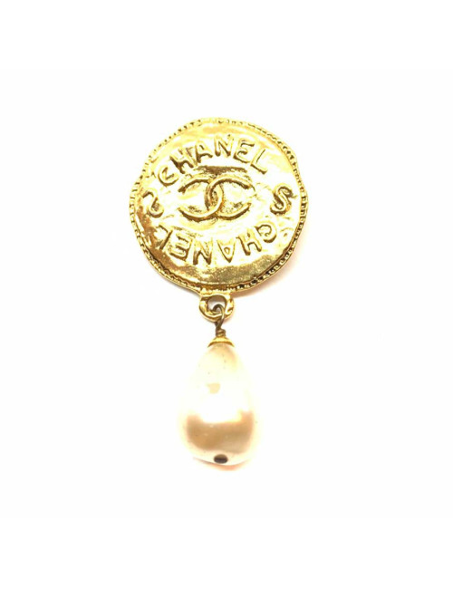 Broche CHANEL vintage perle