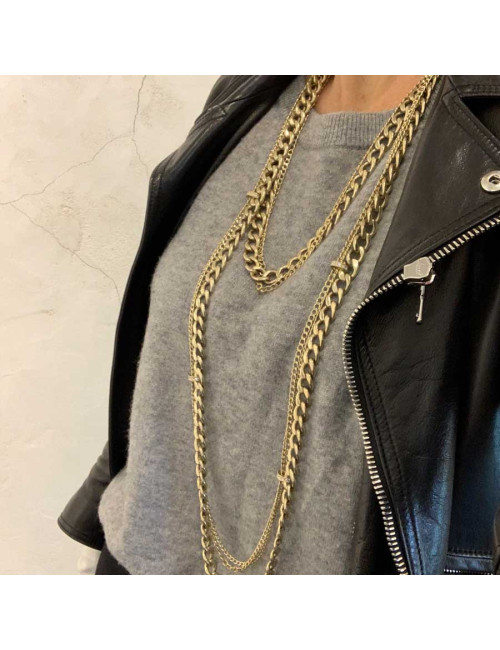 Sautoir CHANEL long dorée