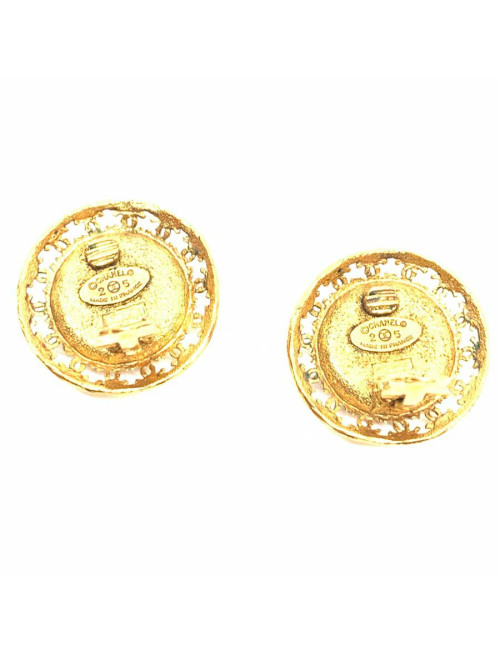 BO CHANEL vintage perle et or