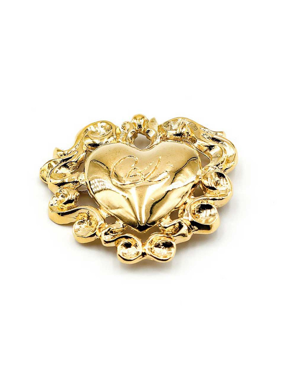 CHRISTIAN LACROIX Broche coeur Vintage