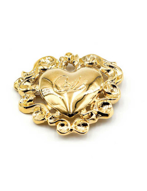 CHRISTIAN LACROIX Broche coeur Vintage