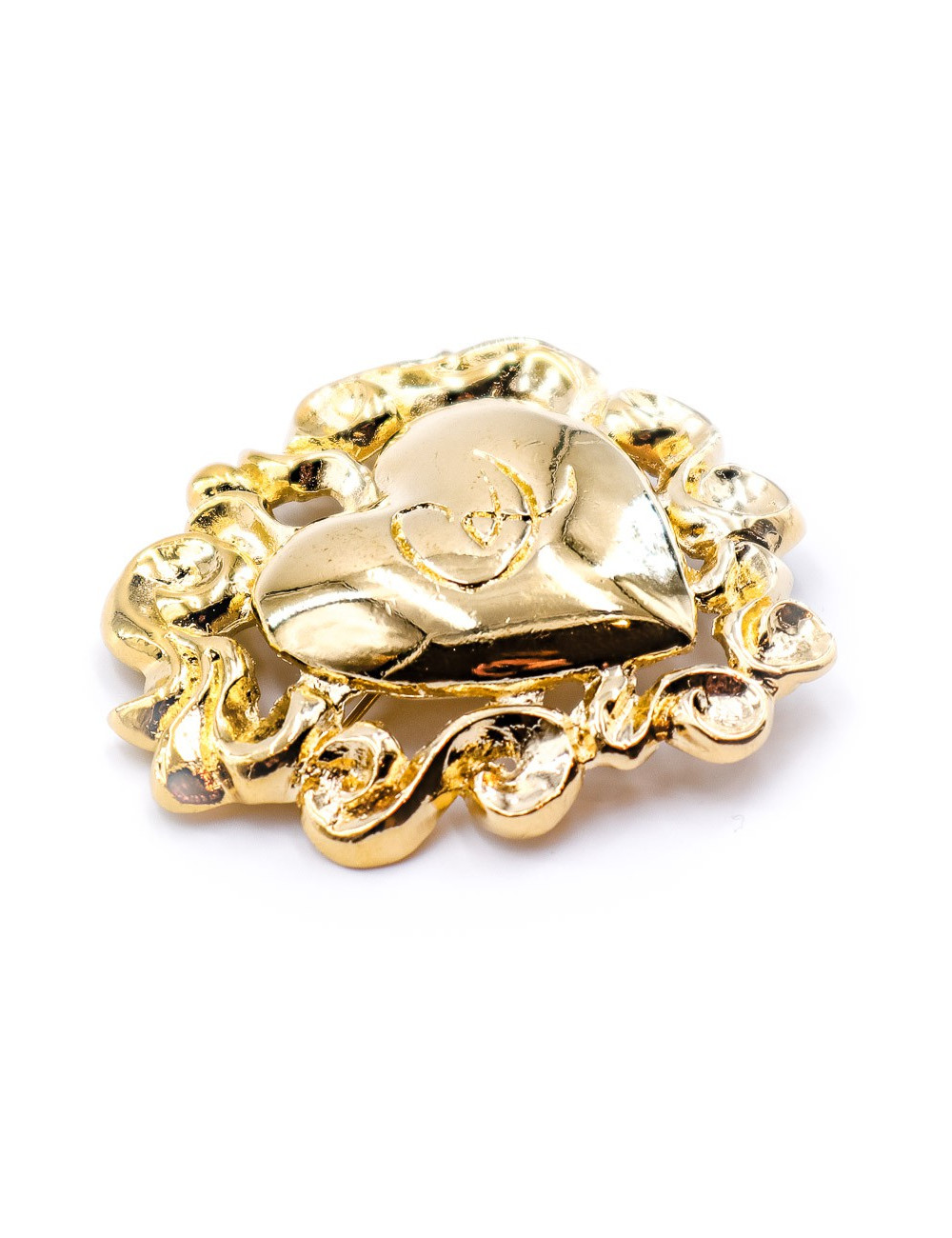 CHRISTIAN LACROIX Broche coeur Vintage