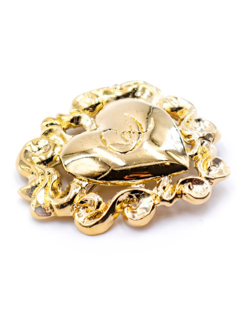 CHRISTIAN LACROIX Broche coeur Vintage