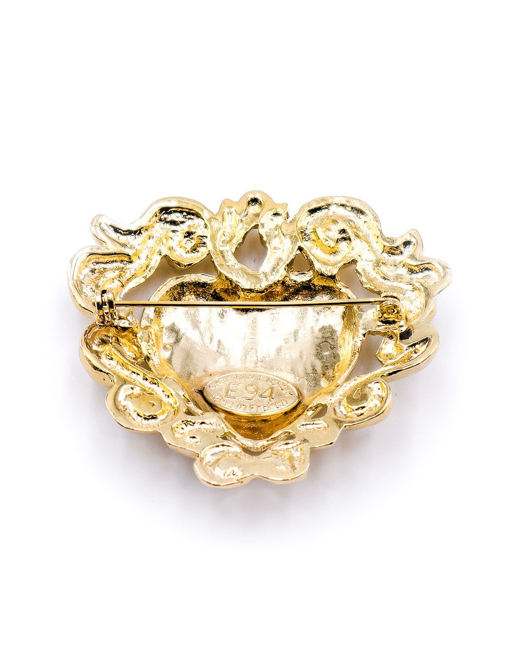 CHRISTIAN LACROIX Broche coeur Vintage