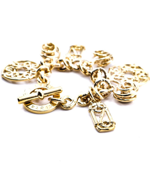 Bracelet CELINE doré charms vintage