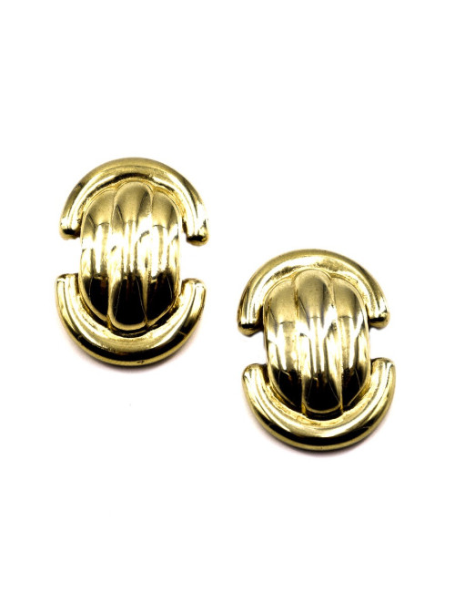 Boucles d'oreille clous YSL SAINT LAURENT Vintage