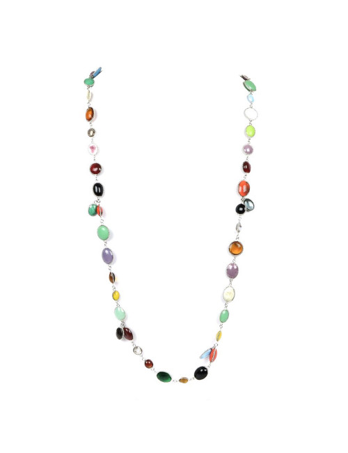 MARGUERITE DE VALOIS Waterfalls molten glass necklace