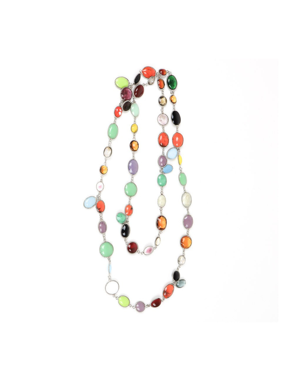 MARGUERITE DE VALOIS Waterfalls molten glass necklace