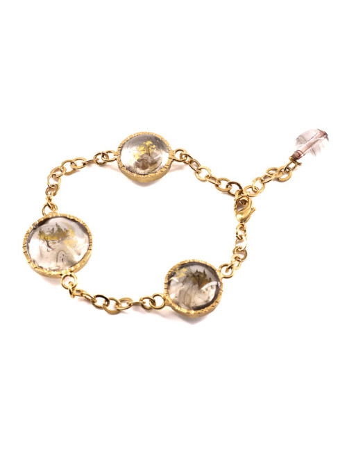 Bracelet MARGUERITE DE VALOIS pâte de verre