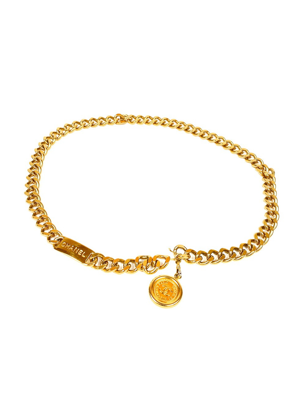 Ceinture CHANEL dorée vintage