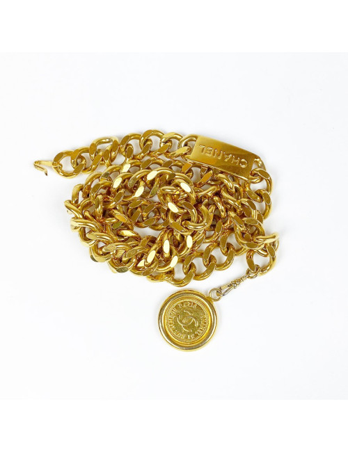 Ceinture CHANEL dorée vintage