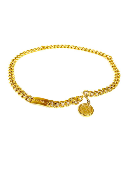 Ceinture CHANEL dorée vintage