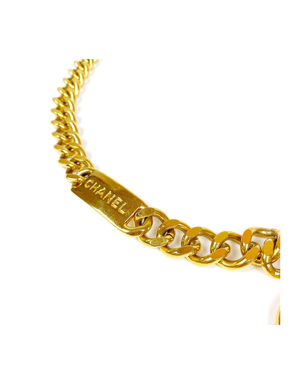 Ceinture CHANEL dorée vintage