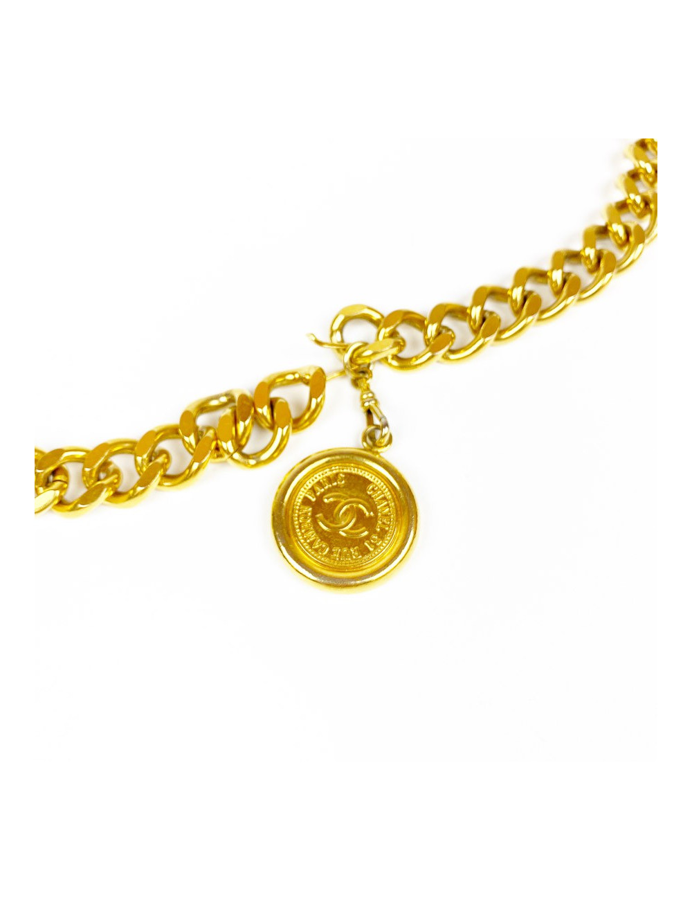 Ceinture CHANEL dorée vintage