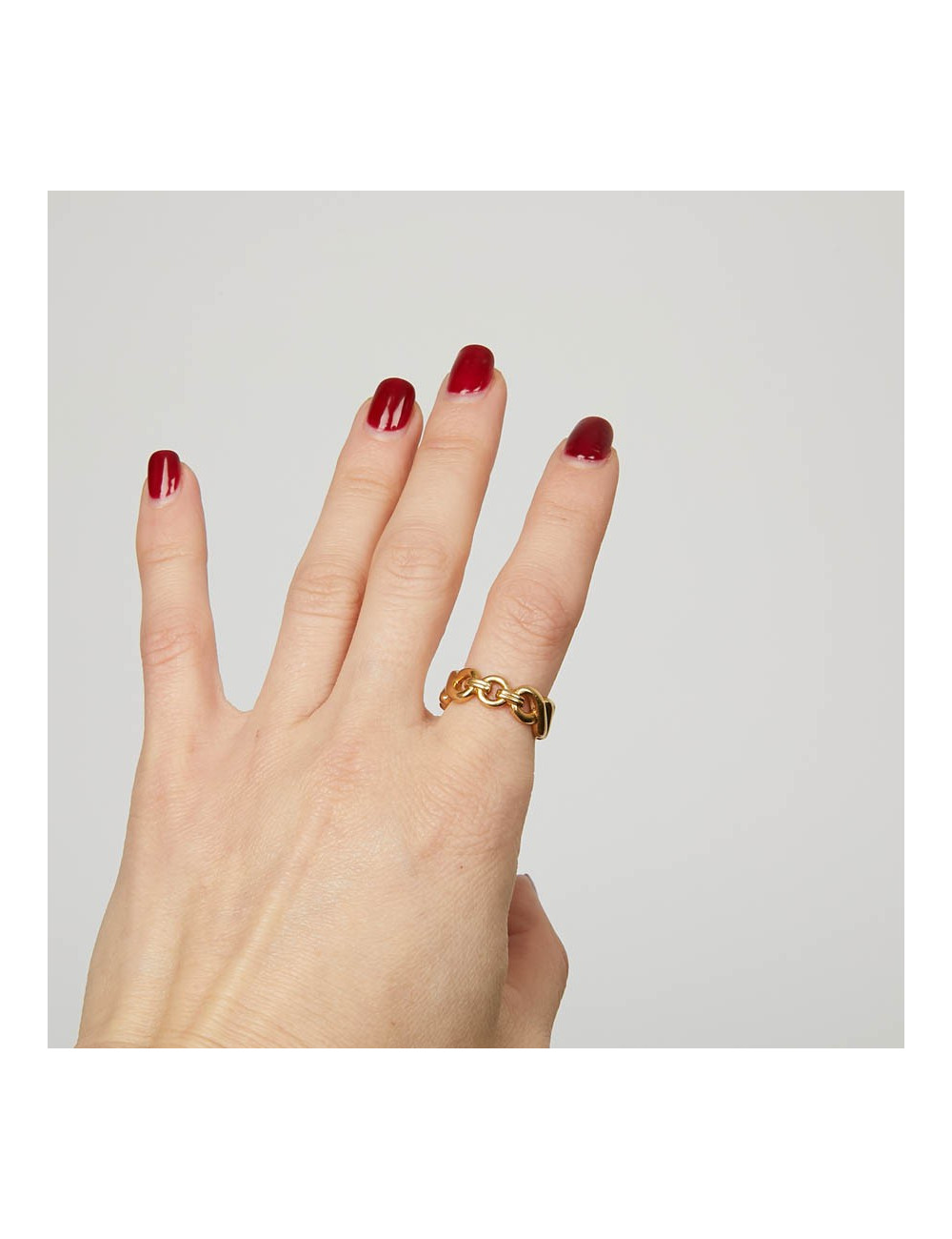 Bague HERMES T  or jaune 750/°°°