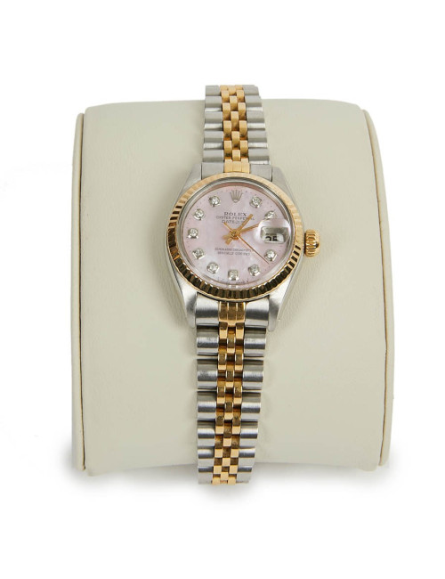 Montre ROLEX Lady Oyster perpetual diamants