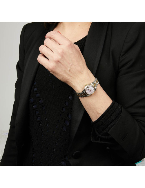Montre ROLEX Lady Oyster perpetual diamants