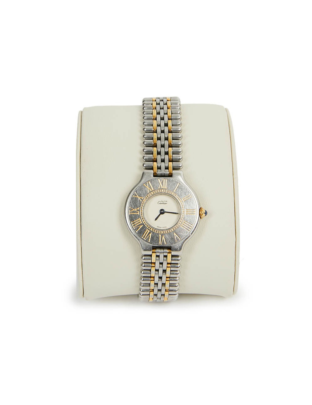 Must 21 CARTIER bracelet en acier et or