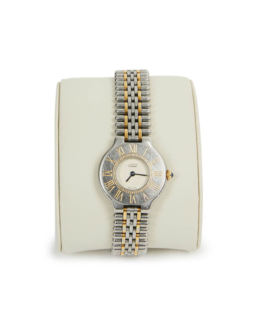 Must 21 CARTIER bracelet en acier et or