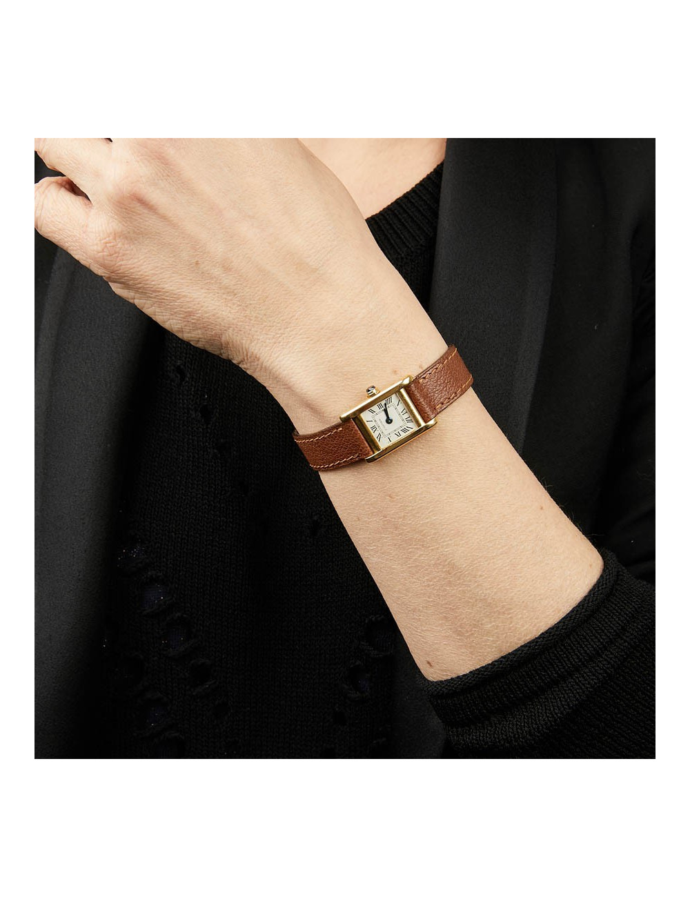 Mini Tank CARTIER or jaune