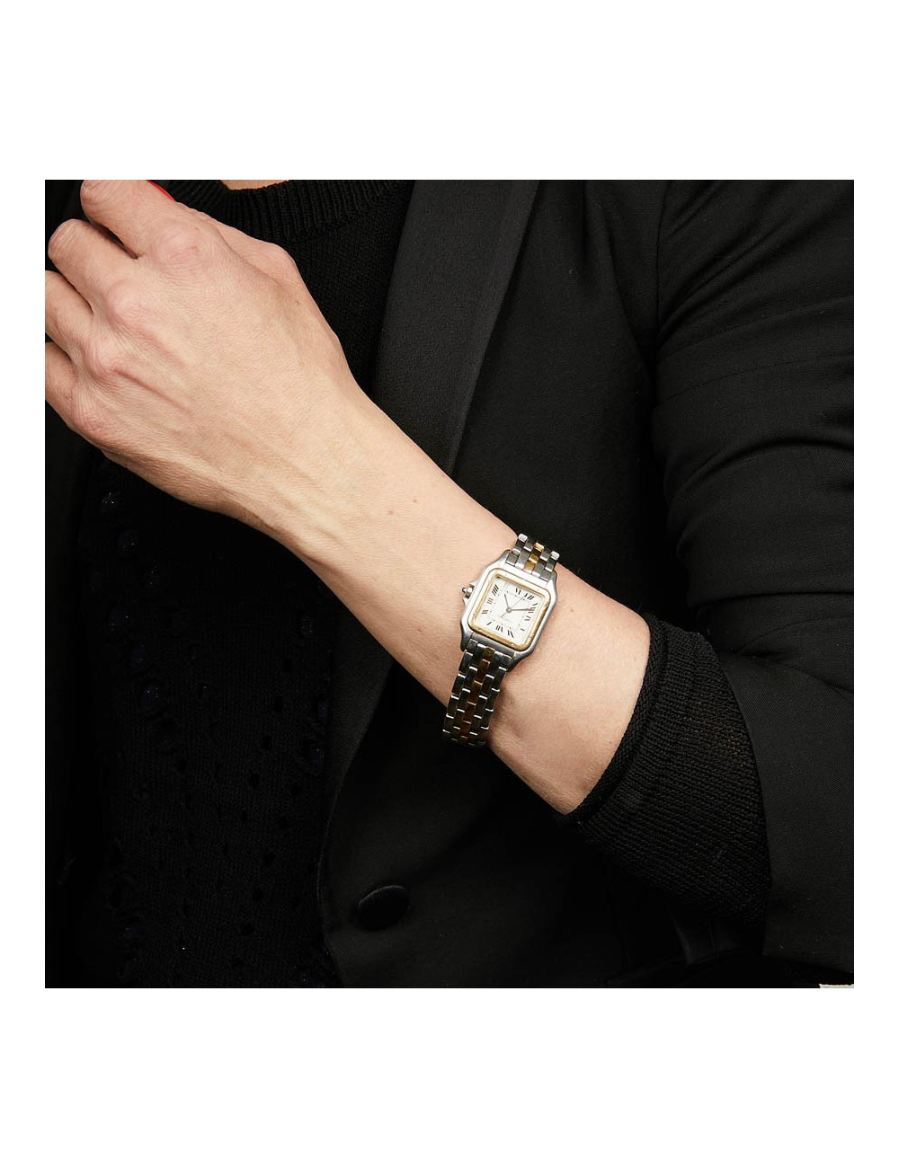 Panthère CARTIER montre  MM acier et or