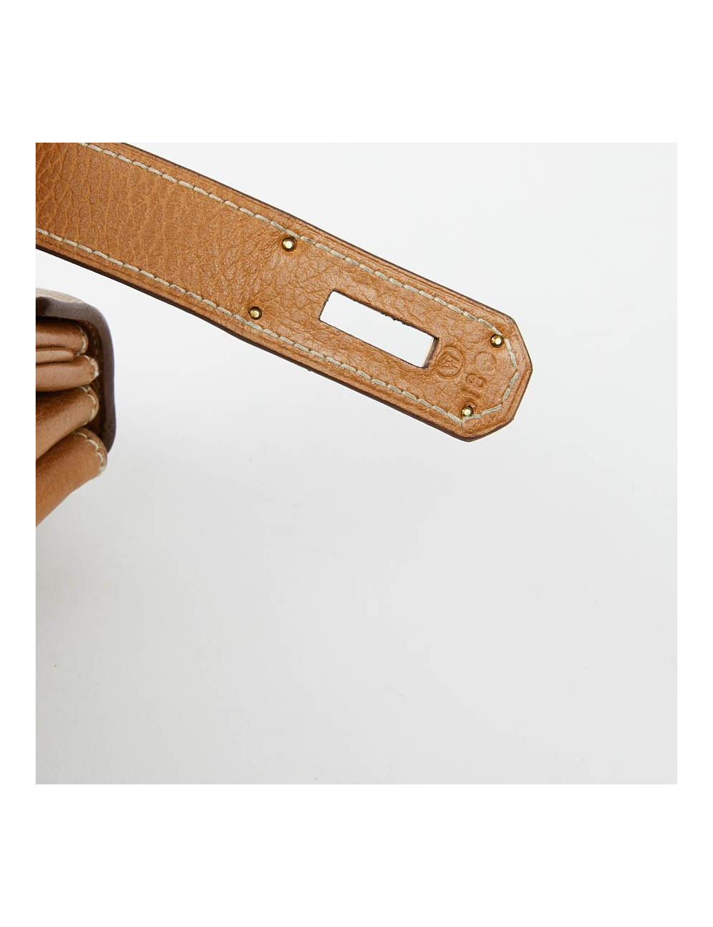 HERMES Kelly 40 cuir Courchevel gold