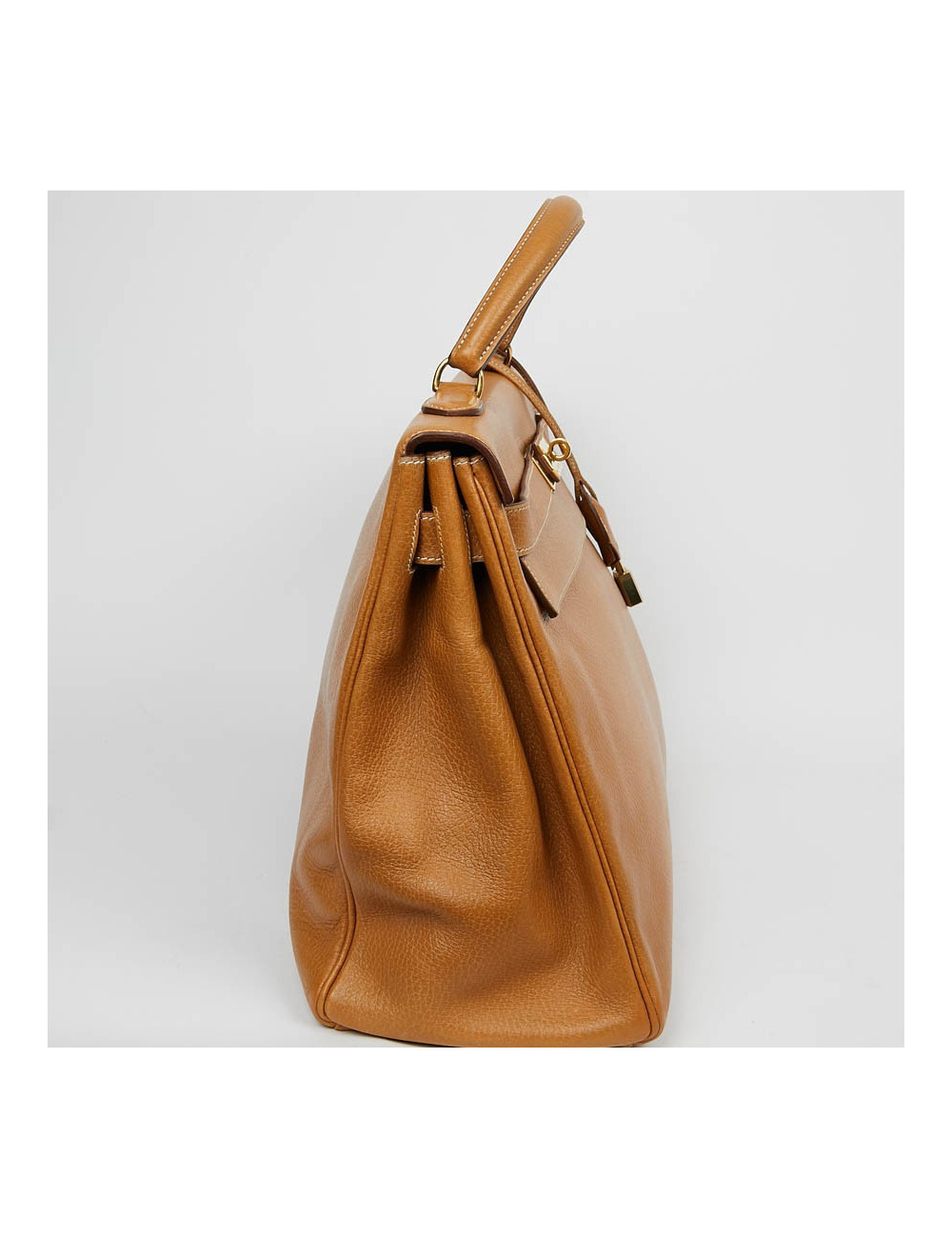 HERMES Kelly 40 cuir Courchevel gold