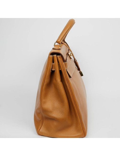 HERMES Kelly 40 cuir Courchevel gold