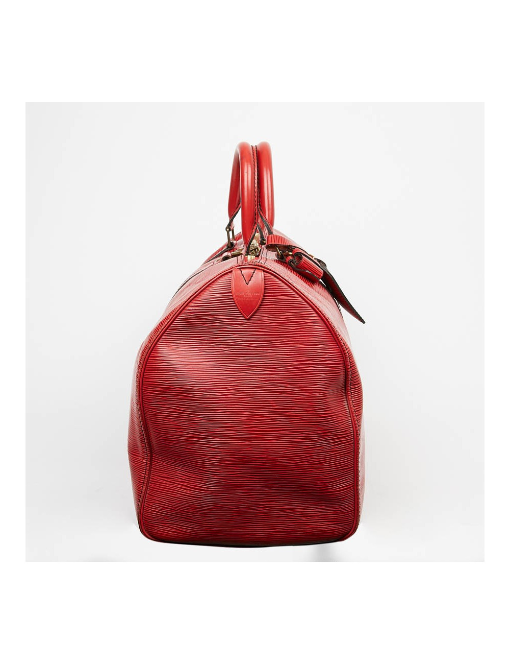 LOUIS VUITTON Keepall 45 cuir épi rouge 