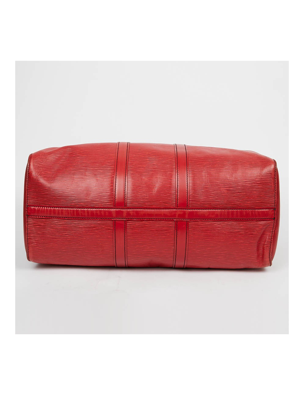 LOUIS VUITTON Keepall 45 cuir épi rouge 