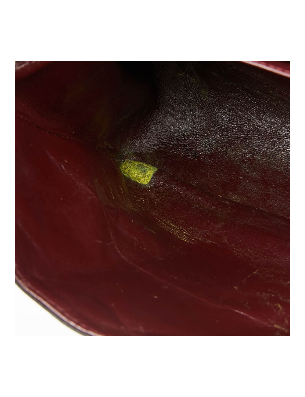 2.55 GM CHANEL cuir noir vieilli