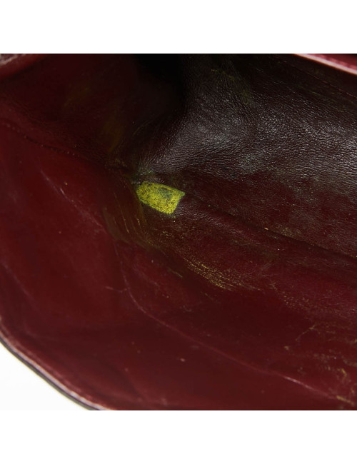 2.55 GM CHANEL cuir noir vieilli