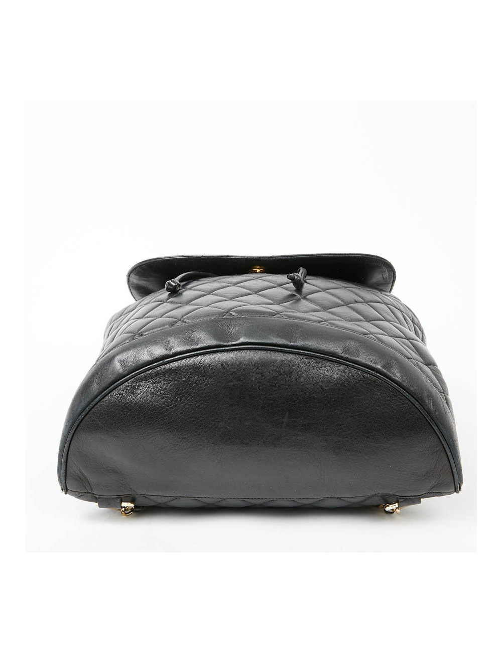 Sac à dos CHANEL Vintage cuir matelassé noir