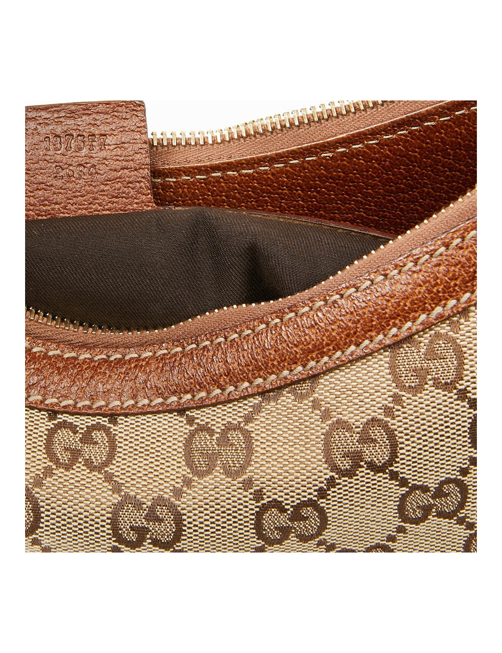 Sac GUCCI Bambou toile monogramme GG