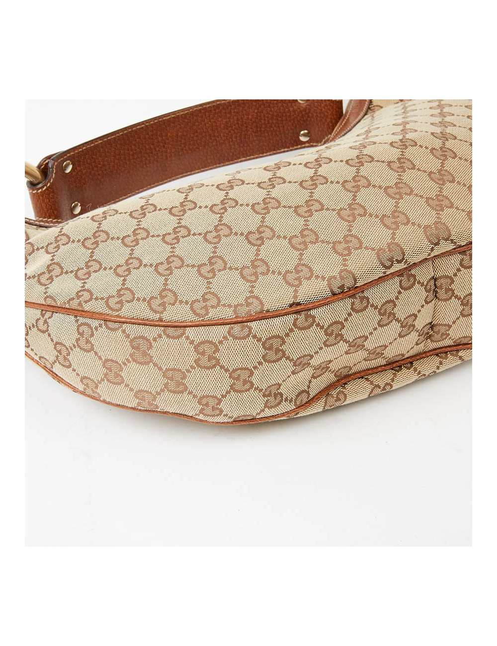 Sac GUCCI Bambou toile monogramme GG