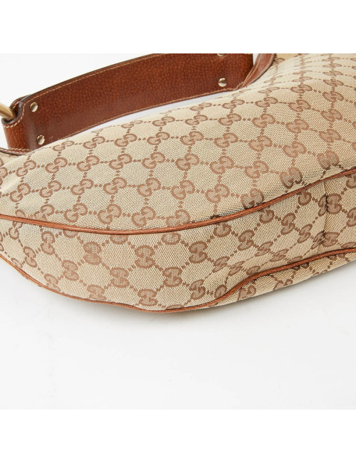 Sac GUCCI Bambou toile monogramme GG