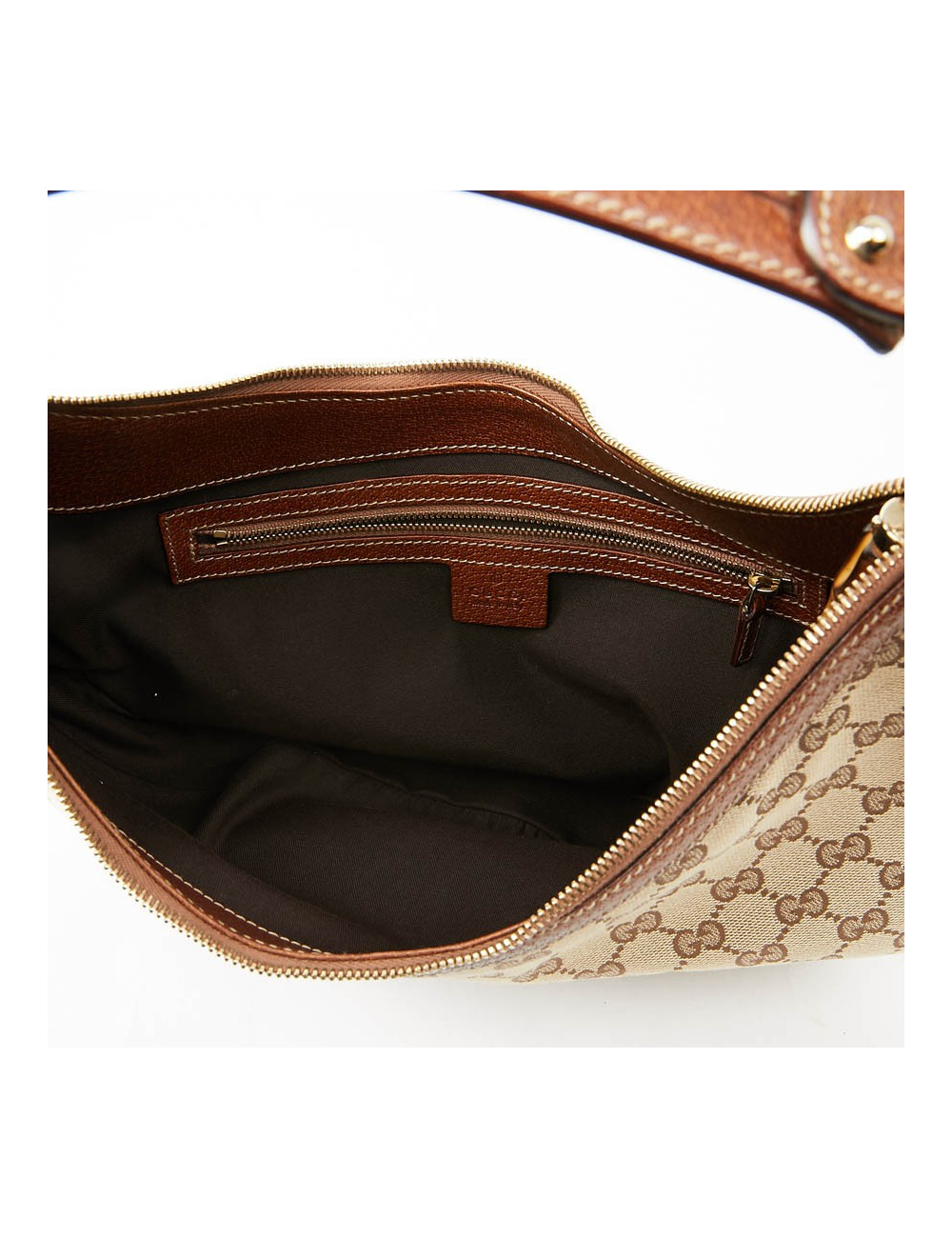 Sac GUCCI Bambou toile monogramme GG