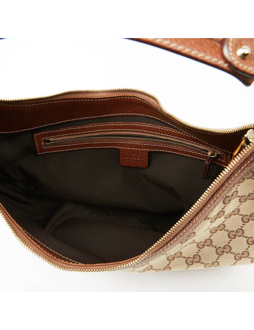 Sac GUCCI Bambou toile monogramme GG